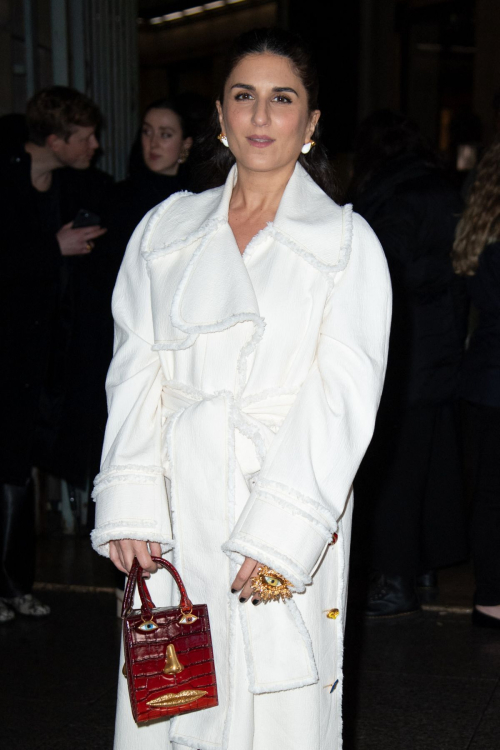 Geraldine Nakache at Schiaparelli Show Paris Fashion Week, February 2024