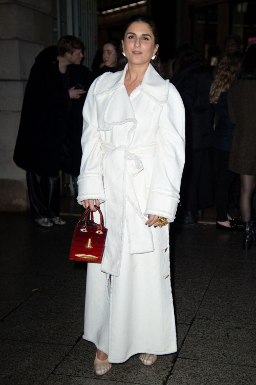 Geraldine Nakache at Schiaparelli Show Paris Fashion Week, February 2024 2