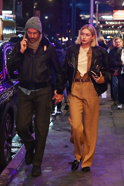 Gigi Hadid and Bradley Cooper Leave Sweeney Todd: The Demon Barber of Fleet Street on Broadway, March 2024 5