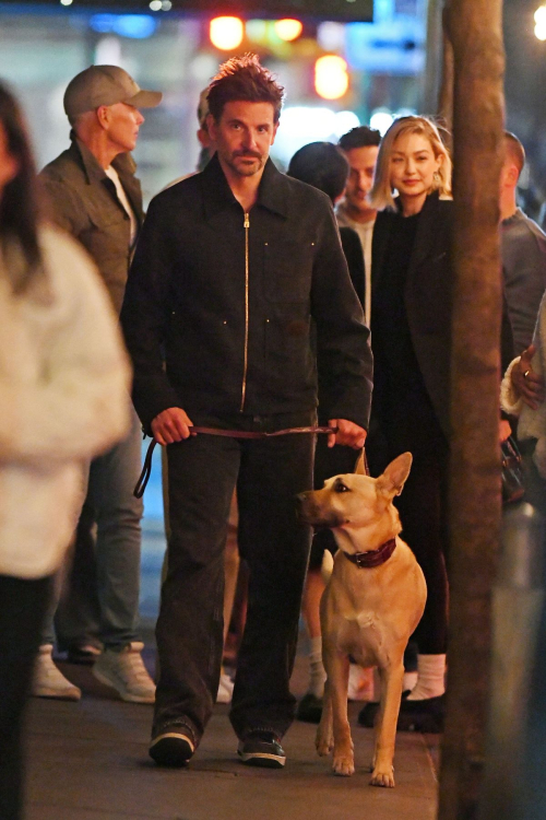 Gigi Hadid and Bradley Cooper Out for Dinner at Via Carota, March 2024 2