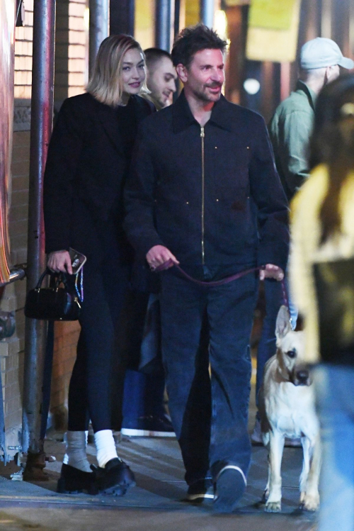 Gigi Hadid and Bradley Cooper Out for Dinner at Via Carota, March 2024 8