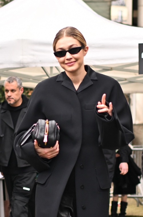 Gigi Hadid Leaves Miu Miu Fashion Show in Paris, March 2024 1