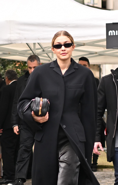 Gigi Hadid Leaves Miu Miu Fashion Show in Paris, March 2024 2