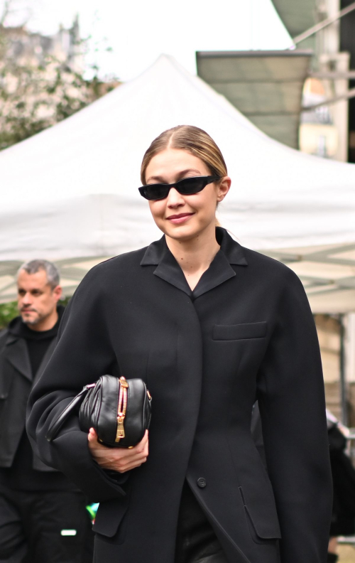 Gigi Hadid Leaves Miu Miu Fashion Show in Paris, March 2024 3