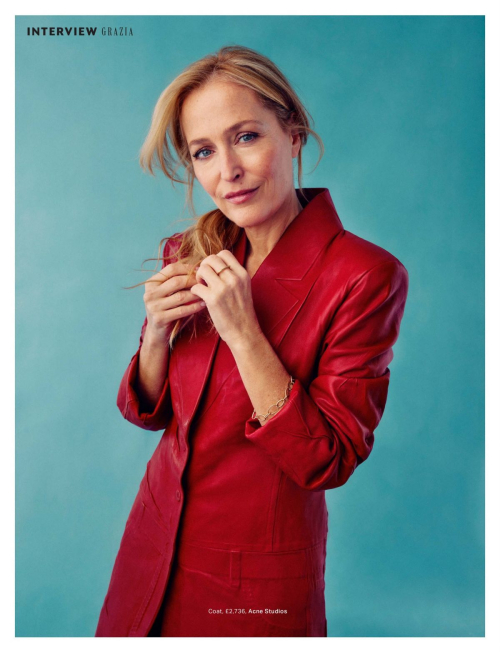 Gillian Anderson for Grazia UK Magazine, March 2024 2