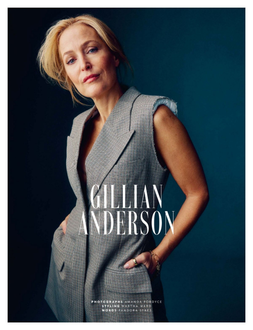 Gillian Anderson for Grazia UK Magazine, March 2024 5