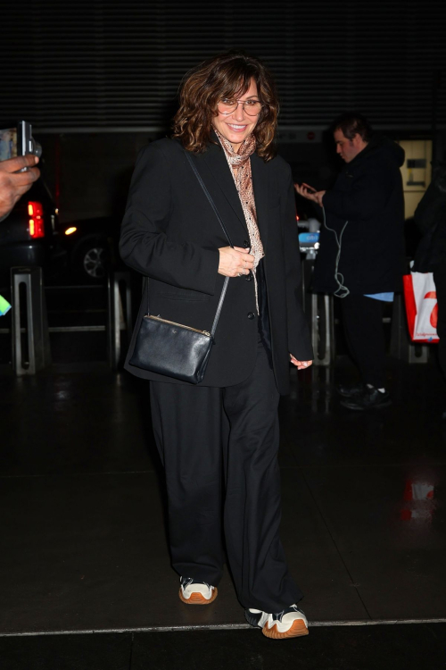 Gina Gershon Arrives at SNL After-party in New York, March 2024