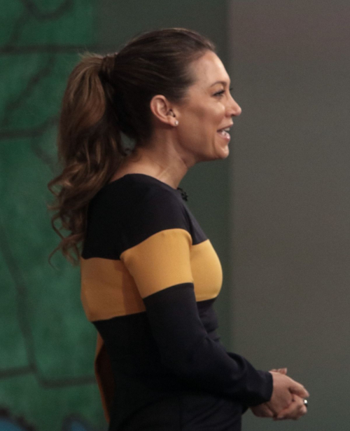 Ginger Zee on the Set of Good Morning America, March 2024 1