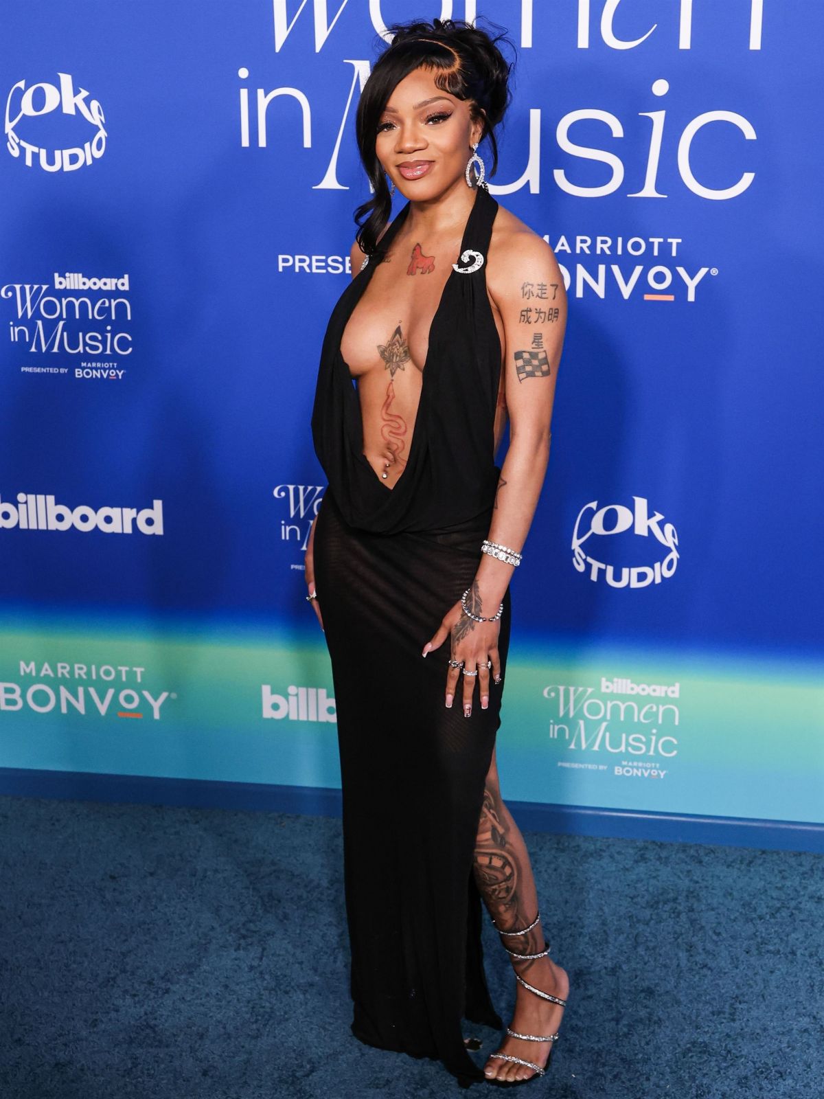 Glorilla at Billboard Women in Music Event, March 2024