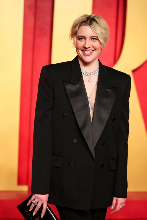 Greta Gerwig at Vanity Fair Oscar Party, March 2024 2