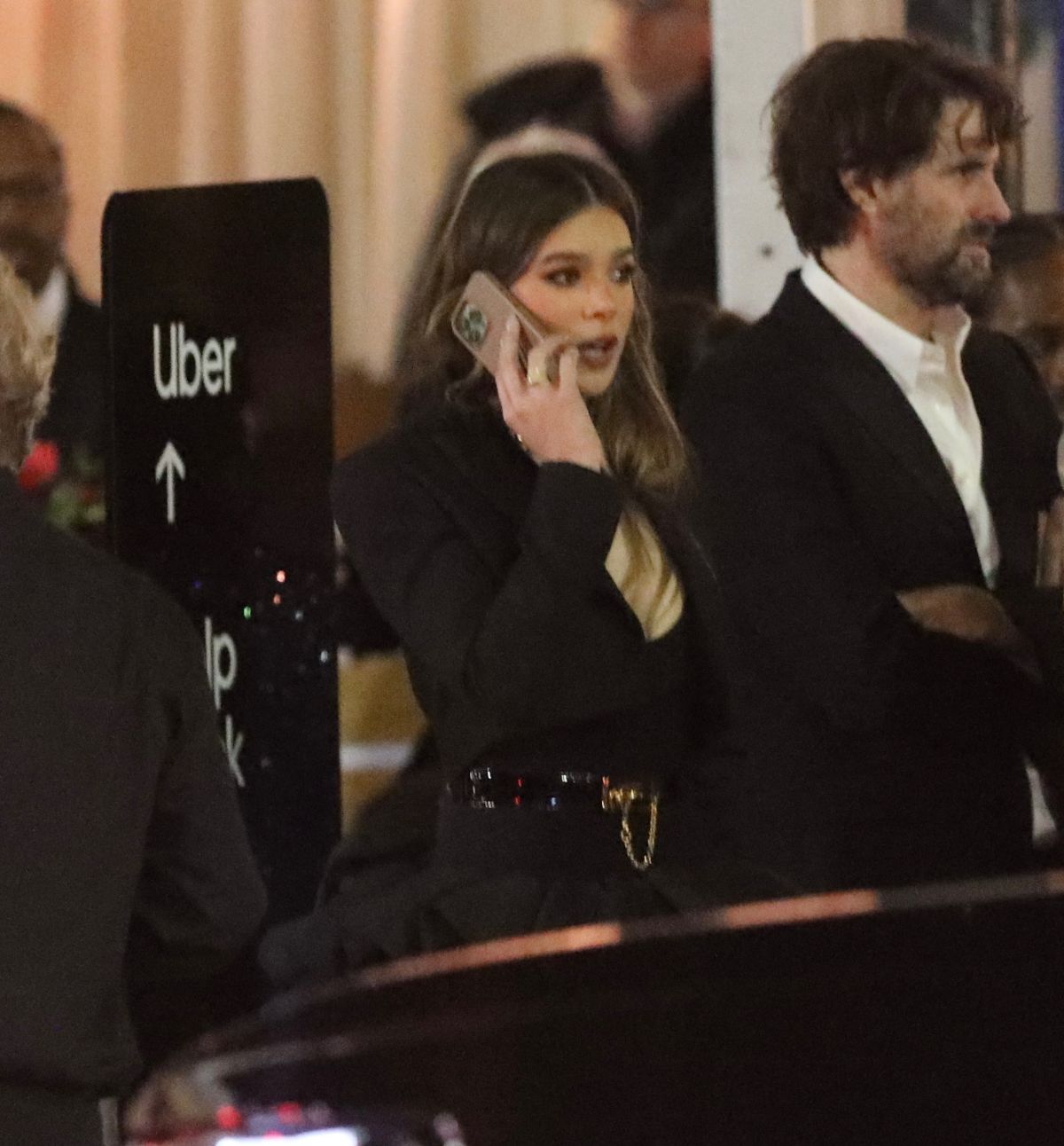 Hailee Steinfeld Leaves Vanity Fair Oscar Party, March 2024