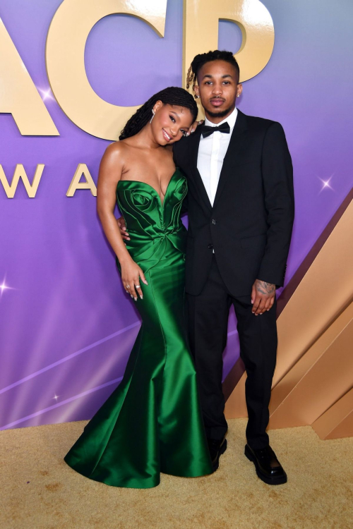 Halle Bailey at NAACP Image Awards in Los Angeles, March 2024 3