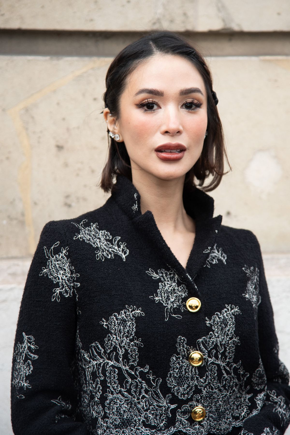 Heart Evangelista at Giambattista Valli Womenswear FW24-25 Show, March 2024