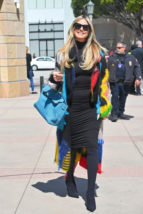 Heidi Klum Arrives at America's Got Talent Los Angeles, March 2024