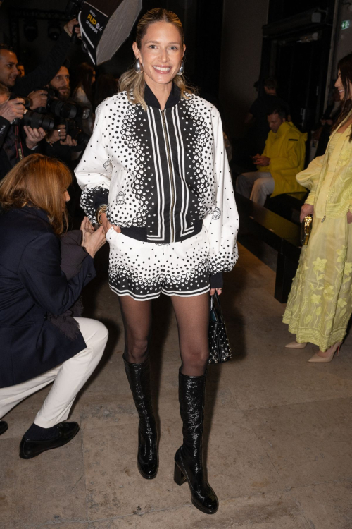 Helena Bordon at Elie Saab Womenswear FW24-25 Show at Paris Fashion Week, March 2024