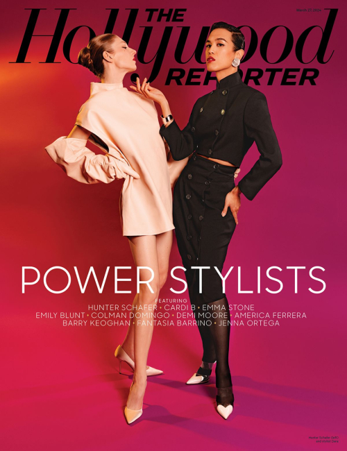 Hunter Schafer in The Hollywood Reporter Power Stylists Issue March 2024