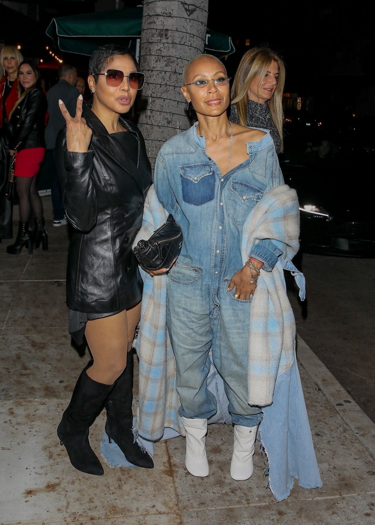 Jada Pinkett Smith and Toni Braxton Out for Dinner at Cipriani in Beverly Hills, March 2024