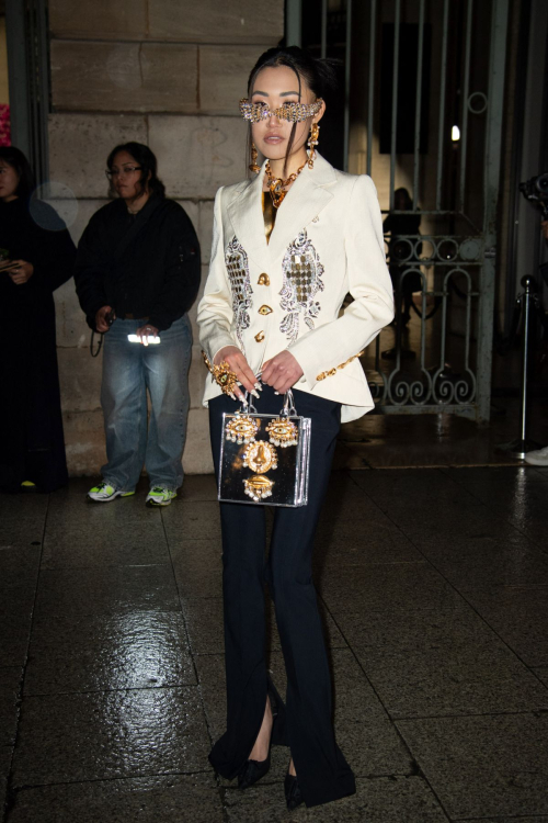 Jaime Xie at Schiaparelli Show Paris Fashion Week, February 2024 1