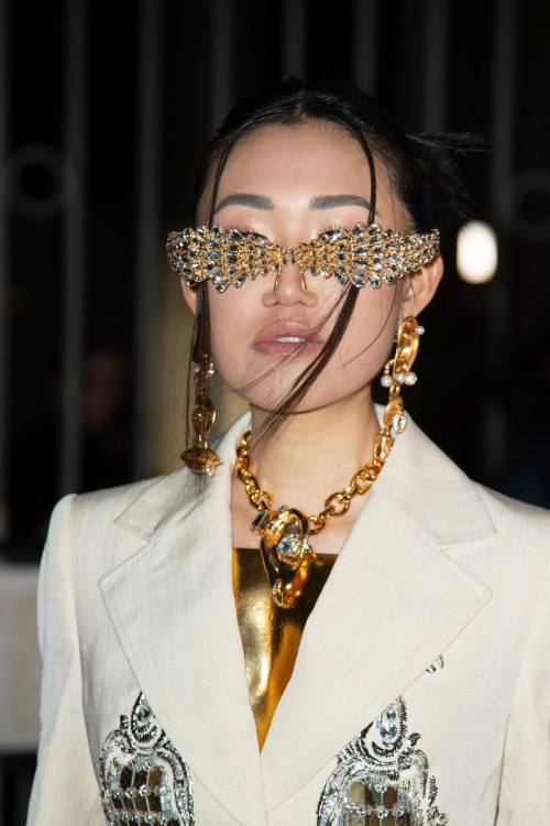 Jaime Xie at Schiaparelli Show Paris Fashion Week, February 2024 4