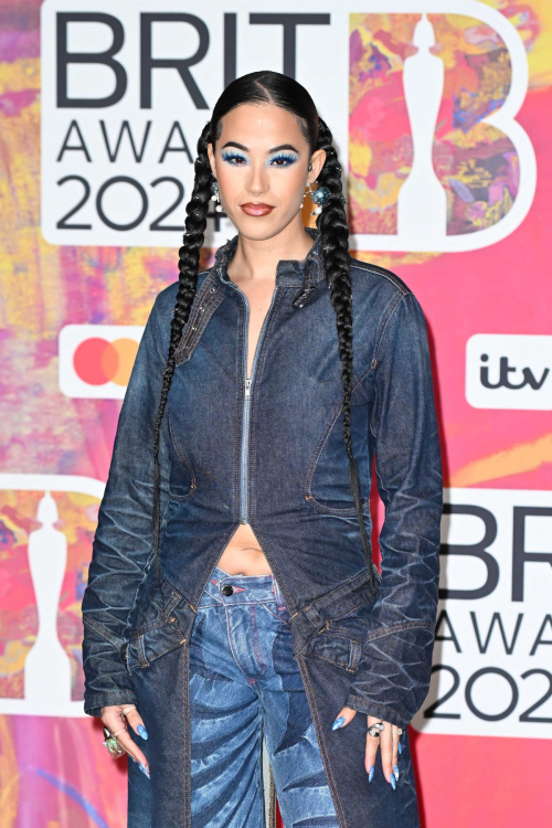 Jazzy at Brit Awards 2024 at O2 Arena in London, March 2024 1