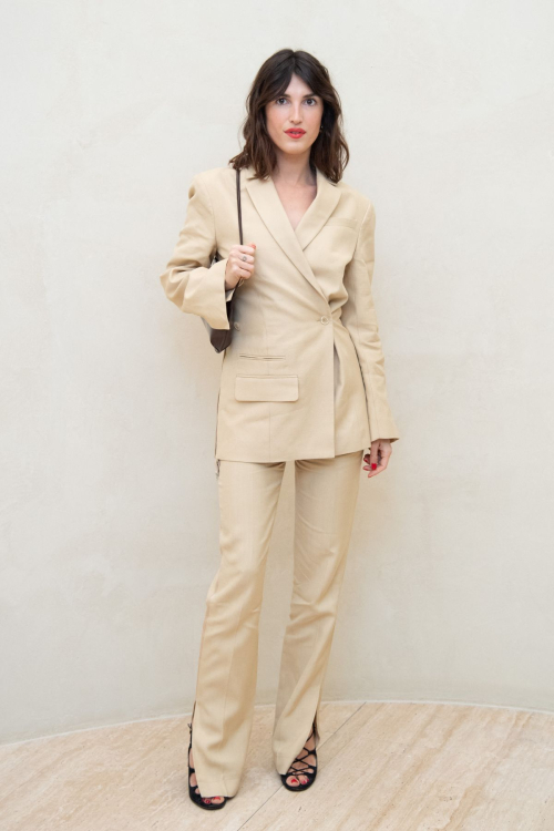 Jeanne Damas at PFW Simon Jacquemus Medal Photocall Paris, March 2024