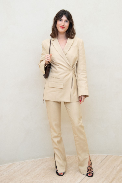 Jeanne Damas at PFW Simon Jacquemus Medal Photocall Paris, March 2024 4