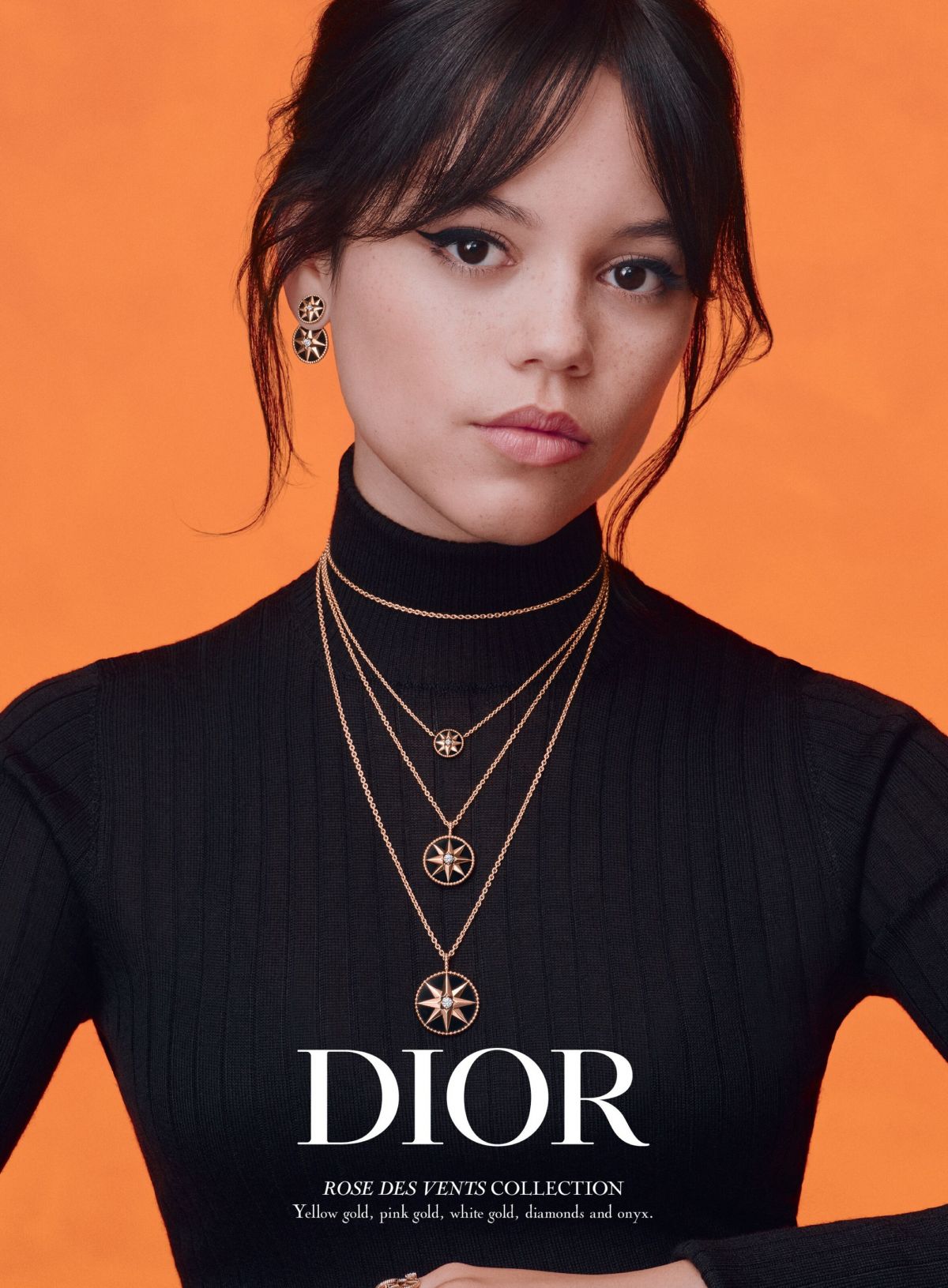 Jenna Ortega for Dior Rose Des Vents Campaign 2024