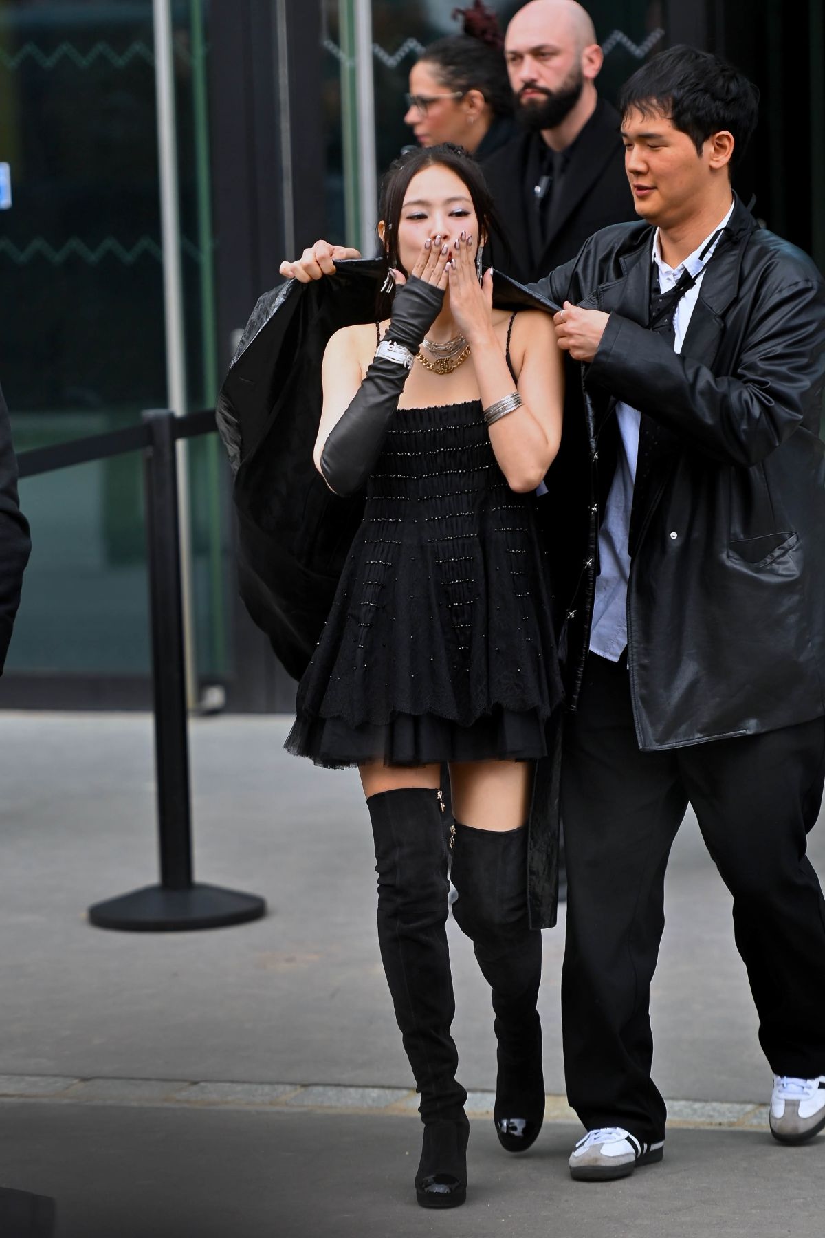 Jennie Arriving at Chanel Womenswear Fashion Show Paris, March 2024