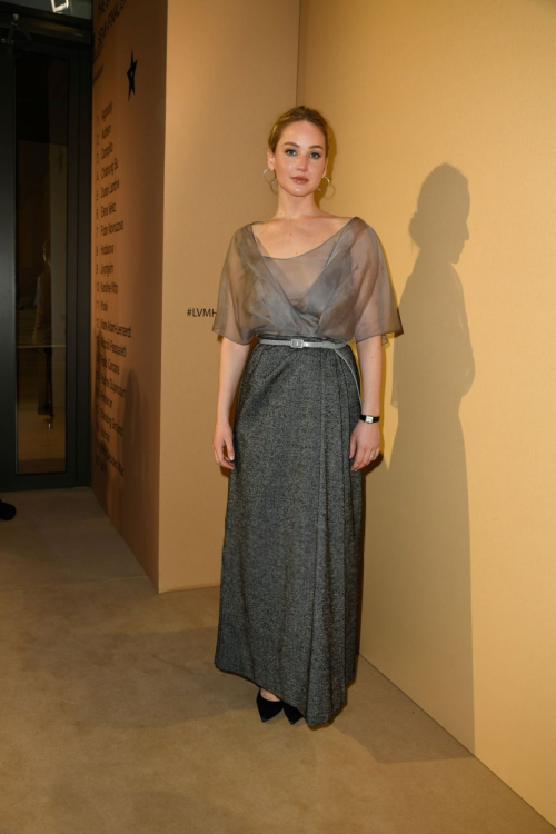 Jennifer Lawrence at LVMH Prize Cocktail Party in Paris, February 2024 1