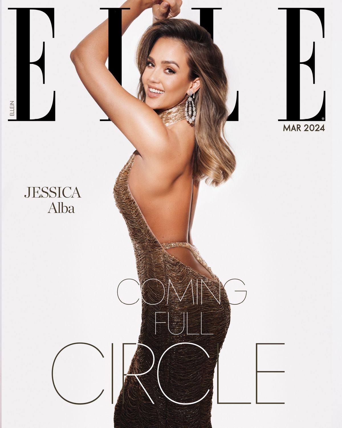 Jessica Alba for Elle India, March 2024