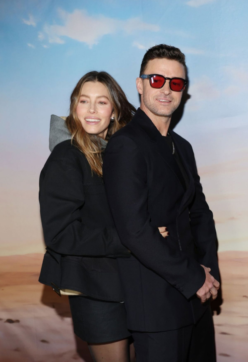 Jessica Biel at Justin Timberlake