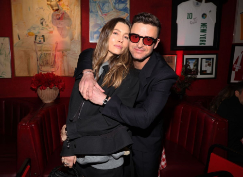 Jessica Biel at Justin Timberlake