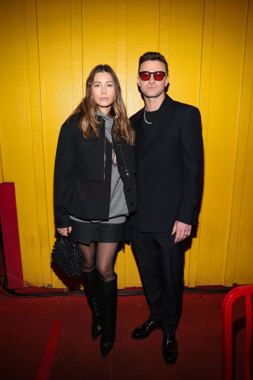 Jessica Biel at Justin Timberlake