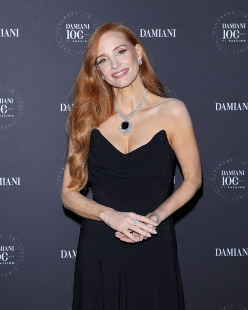 Jessica Chastain at Damiani Centenary Gala Dinner in Milan, March 2024 4