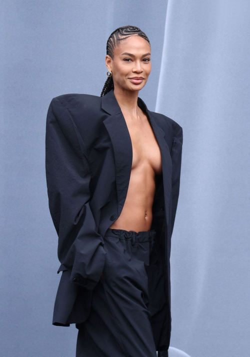 Joan Smalls at Balenciaga Fashion Show at Paris Fashion Week, March 2024