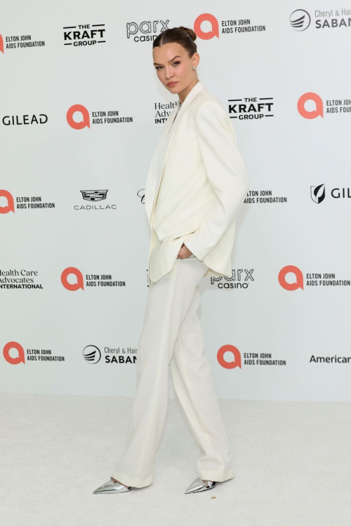 Josephine Skriver at Elton John AIDS Foundation Oscar Viewing Party, March 2024 4