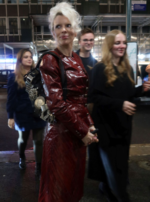 Julia Fox Arriving at SNL After-party Zuma New York