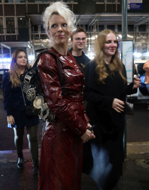 Julia Fox Arriving at SNL After-party Zuma New York 2