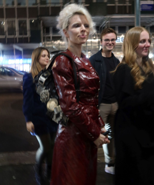 Julia Fox Arriving at SNL After-party Zuma New York 6