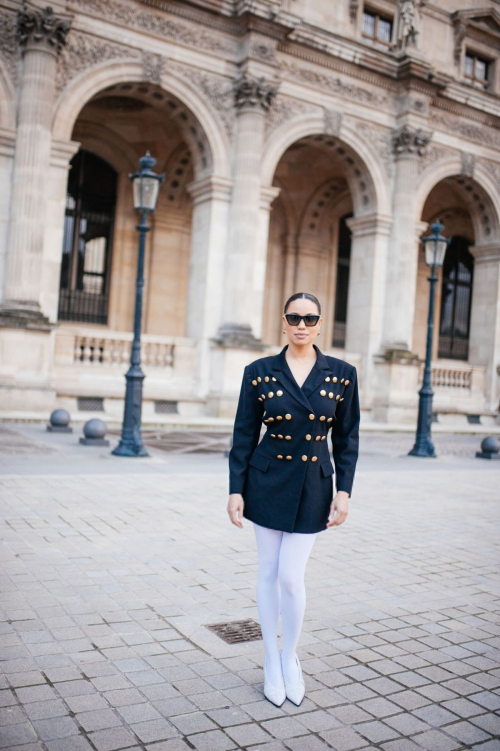 Jurnee Smollett at Louis Vuitton Fall Winter Fashion Show Paris Fashion Week, March 2024 4