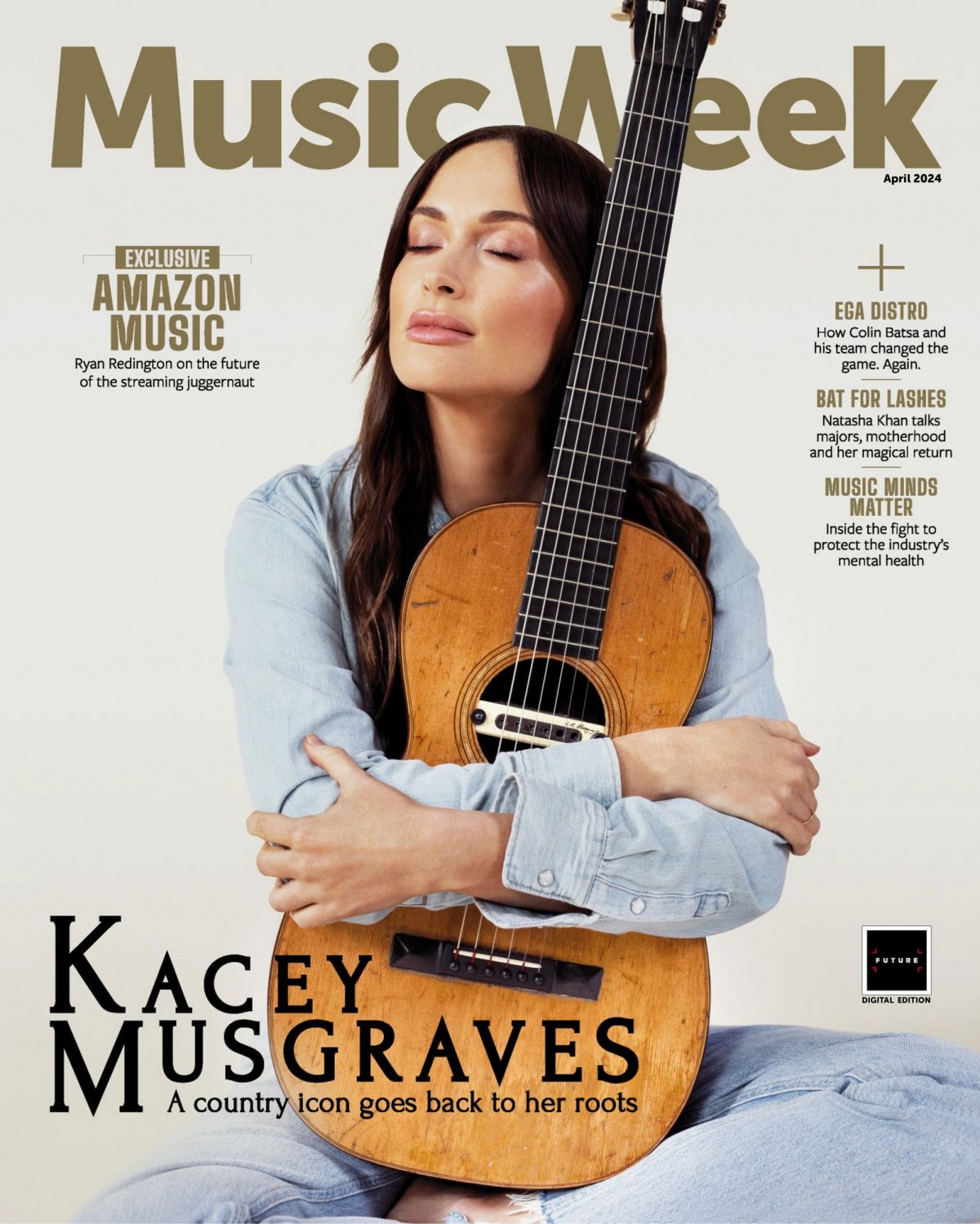 Kacey Musgrave in Music Week Magazine, April 2024