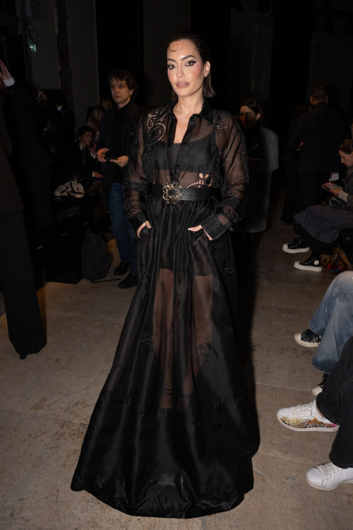 Karen Wazen at Elie Saab Womenswear FW24-25 Show at Paris Fashion Week, March 2024