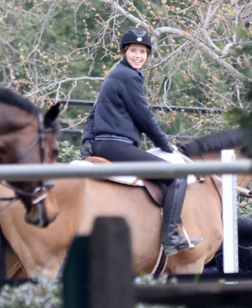 Katherine Schwarzenegger Horseback Riding Los Angeles, February 2024 3