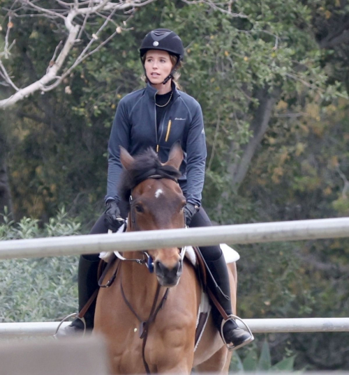 Katherine Schwarzenegger Horseback Riding Los Angeles, February 2024 4