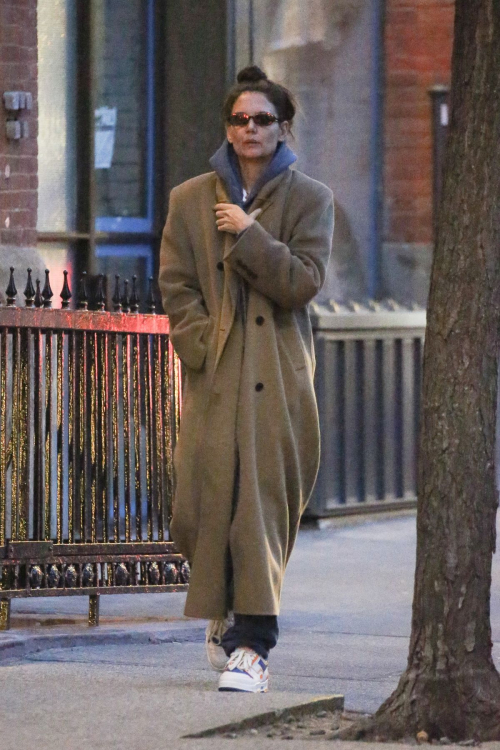 Katie Holmes Out and About in New York, March 2024