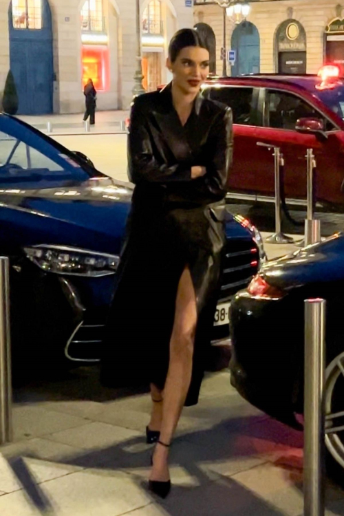 Kendall Jenner Filming L'Oreal Campaign at Place Vendome Paris, March 2024