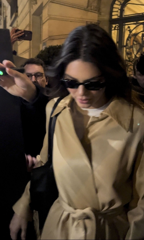 Kendall Jenner Leaves Hotel After Filming in Paris, March 2024 2