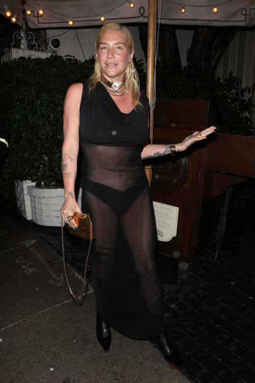 Kesha Arrives at Vanities A Night For Young Hollywood Event, March 2024 4