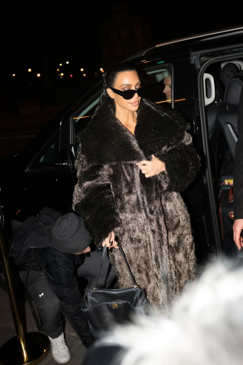 Kim Kardashian Night Out at Paris Fashion Week, March 2024