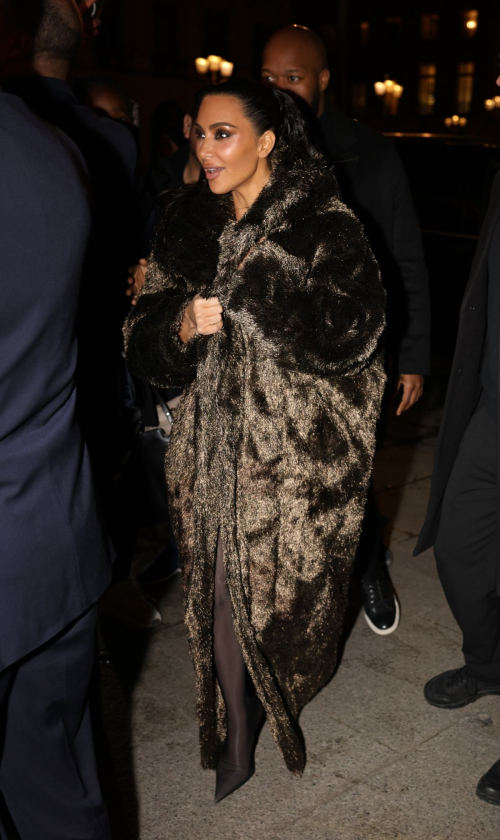 Kim Kardashian Night Out at Paris Fashion Week, March 2024 1